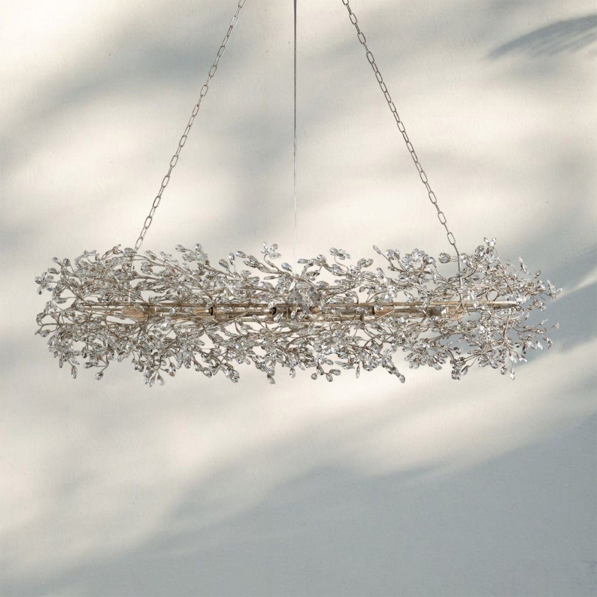 Fiora Oval Chandelier 62'' 74'' - Auralume